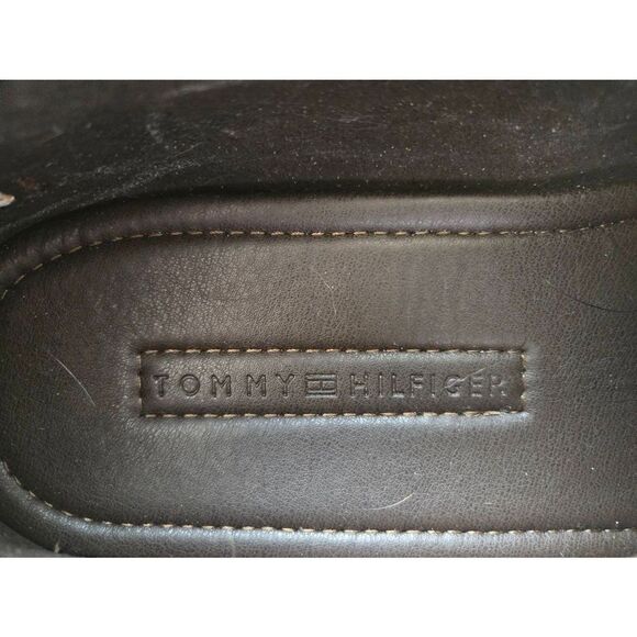 Tommy Hilfiger Mens Size 8.5 Brown Loafer - Picture 9 of 12